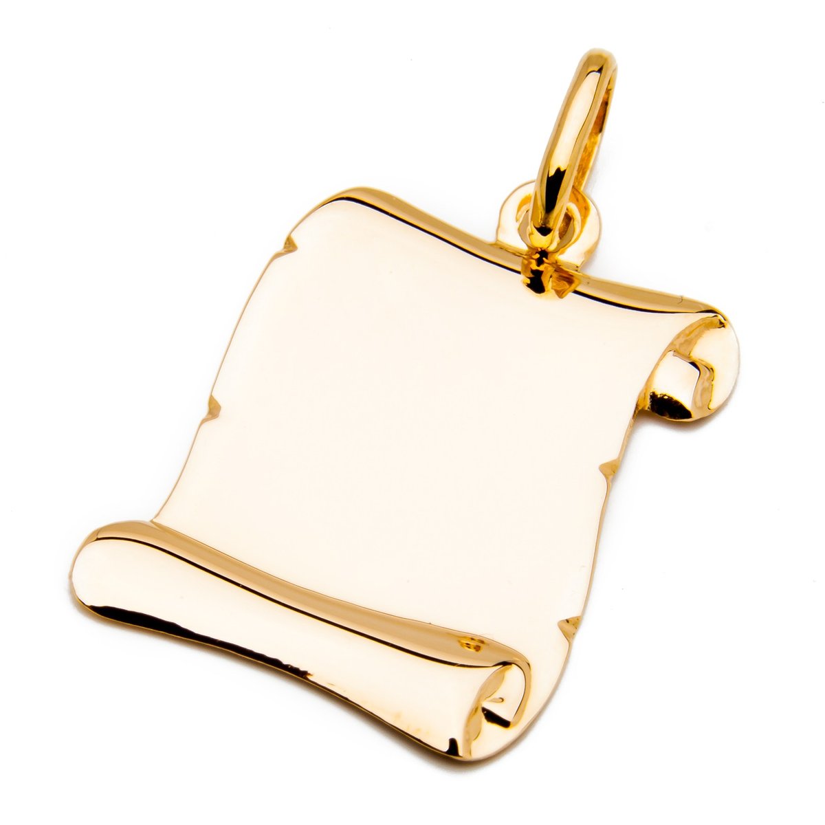 Złoty Wisiorek 585 Papirus do graweru