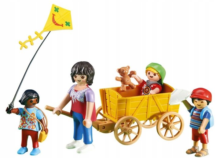 Playmobil Figurki 6439 Opiekunka z dziećmi Wózek