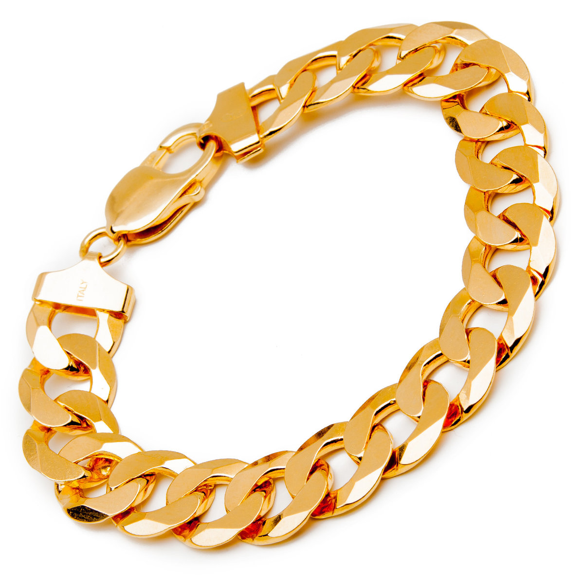 Srebrna pozłacana bransoletka pancerka