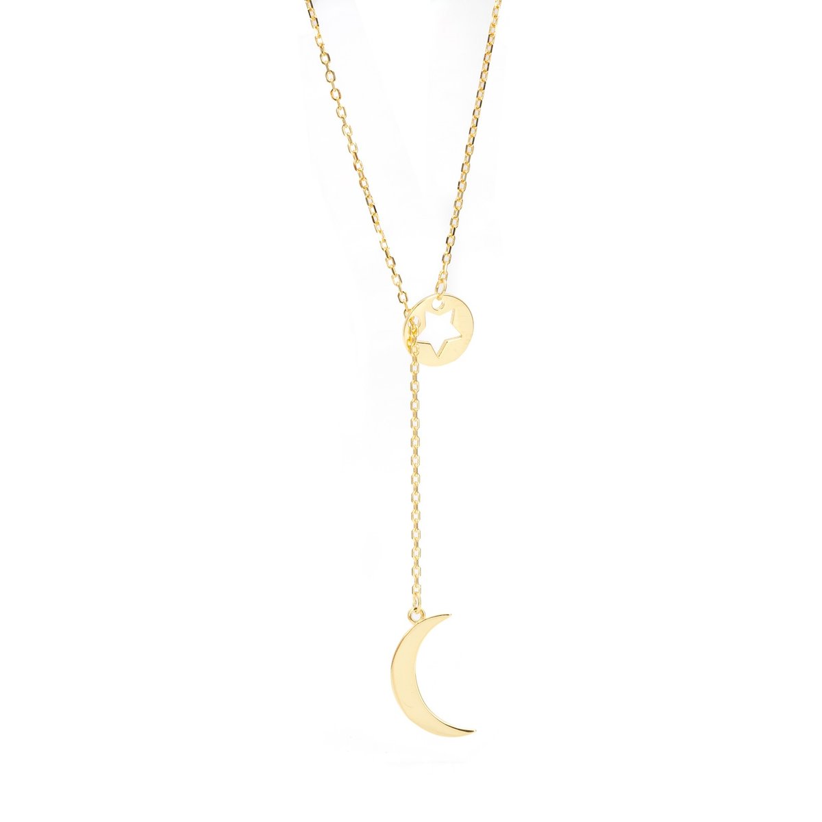 Srebrna pozłacana celebrytka 925 Gwiezdna Noc