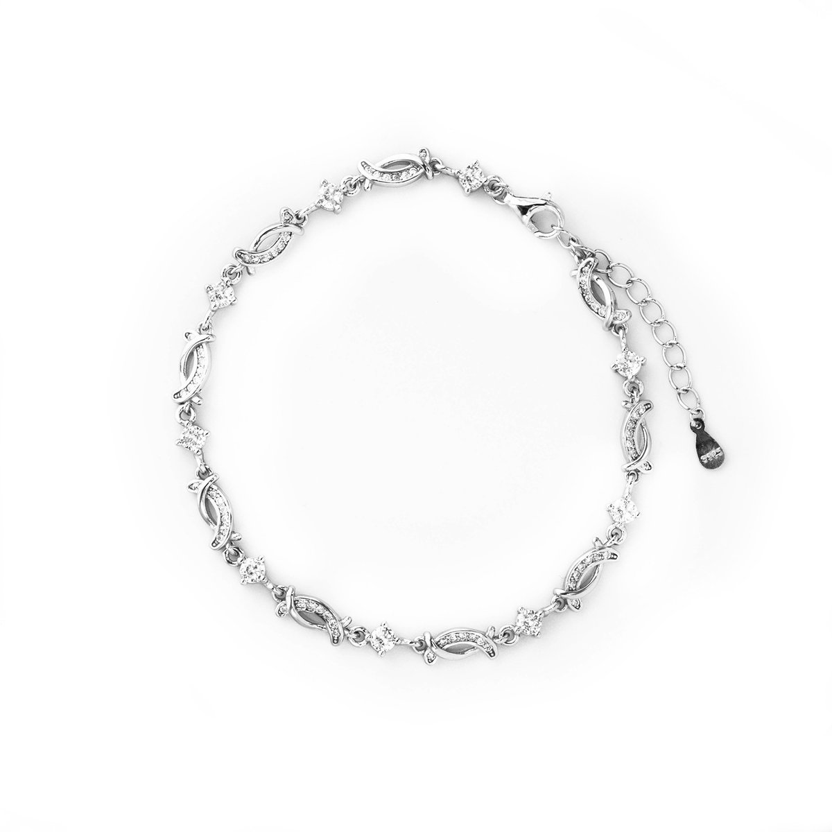 Srebrna bransoletka 925 LUNA