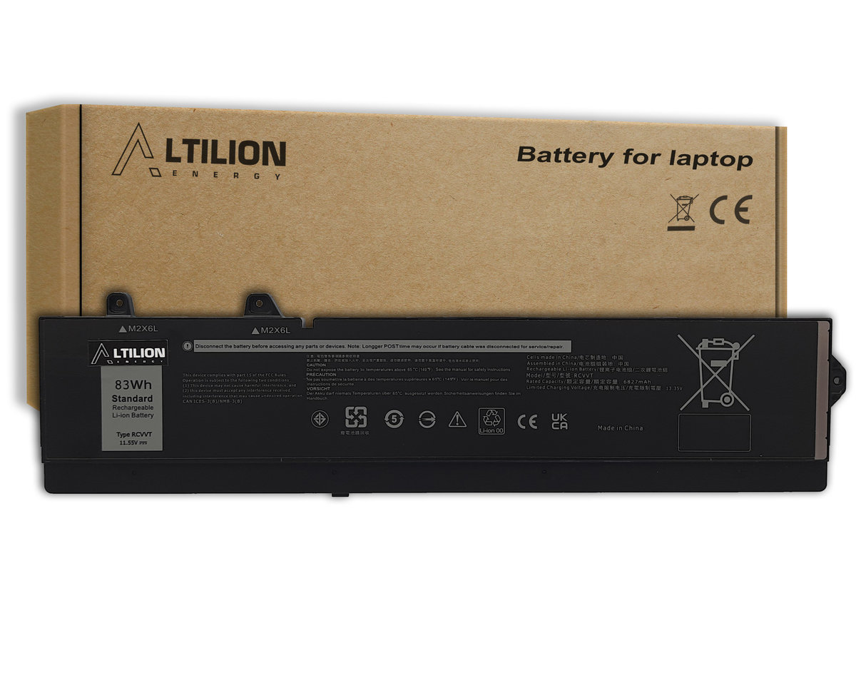 Bateria RCVVT 0RCVVT do Dell Precision 7670 / 7680 / 7770 / 7780