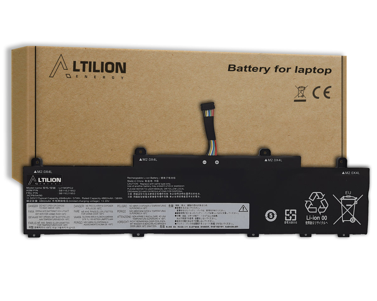 Bateria L21M3PG2 Lenovo Thinkpad L14 L15 Gen3 / C14 Chromebook Gen1