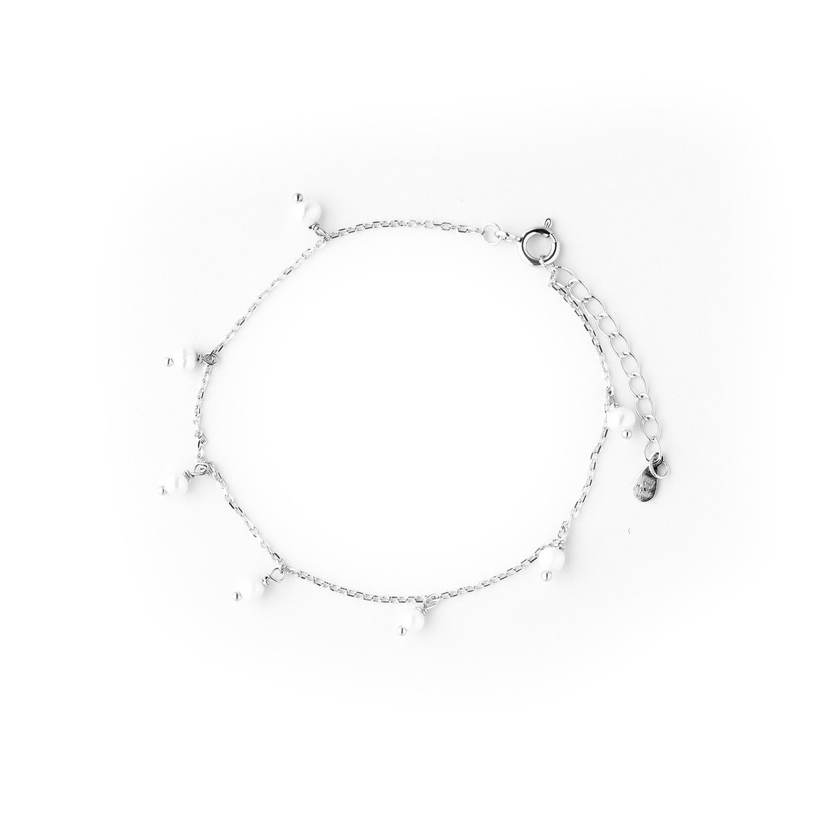 Srebrna bransoletka 925 Mini Pearls