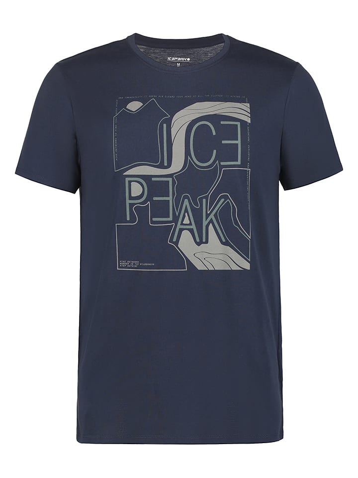 Icepeak Koszulka funkcyjna w kolorze granatowym