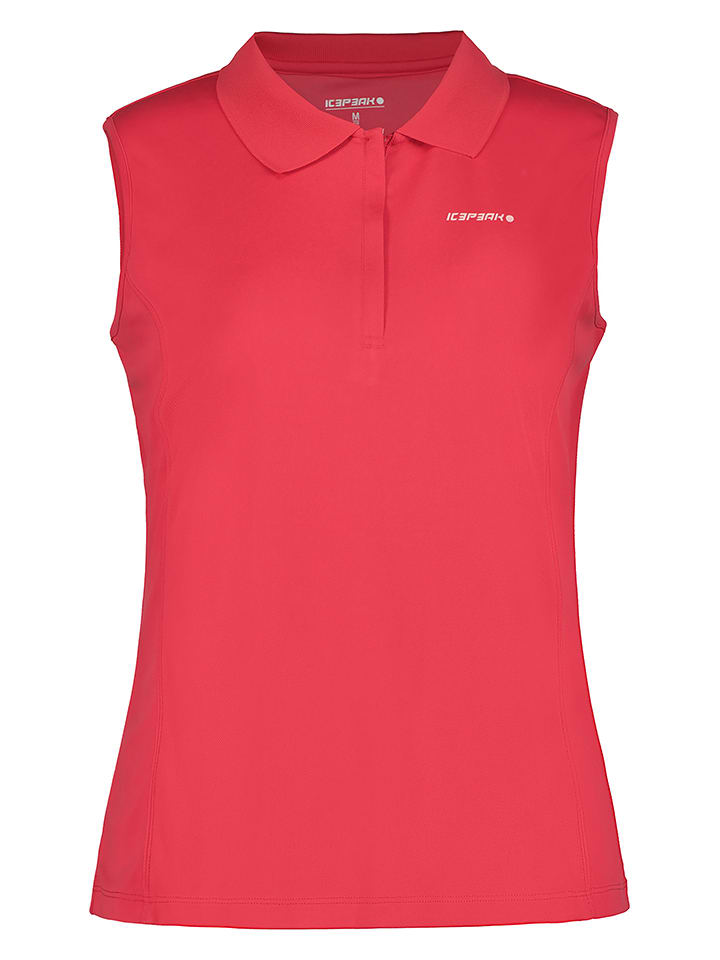 Icepeak Funkcyjna koszulka polo w kolorze czerwonym