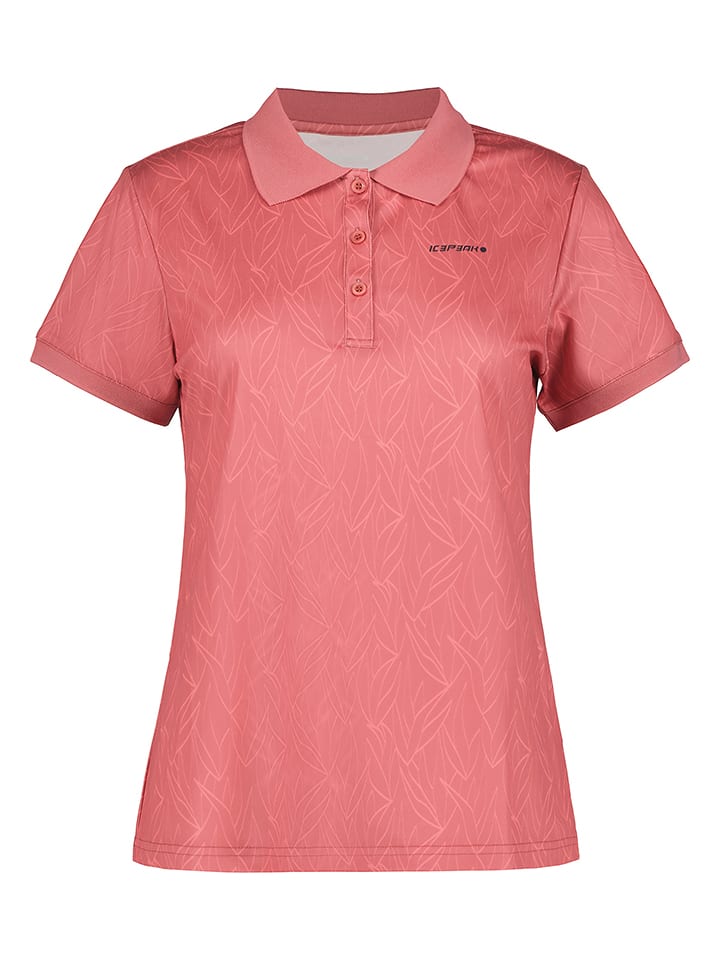 Icepeak Funkcyjna koszulka polo w kolorze koralowym