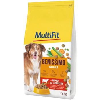 MultiFit Benissimo sucha karma dla psa dorosłego, z wołowiną i warzywami 12 kg