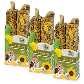 JR Farm Grainless Farmy's Słonecznik i rumianek 3szt.