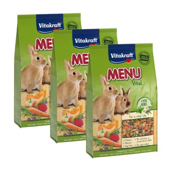 Vitakraft Premium Menü Vital Królik miniaturowy 3x5 kg