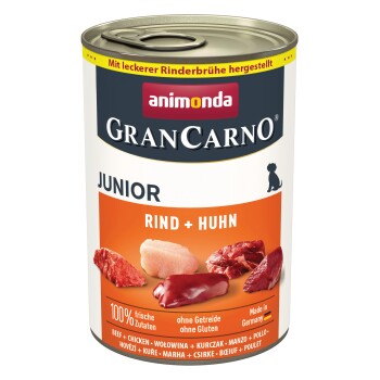 animonda GranCarno Original Junior Wołowina i kurczak 6x400 g