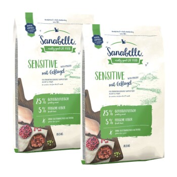 Sanabelle Sensitive Drób 2x10 kg