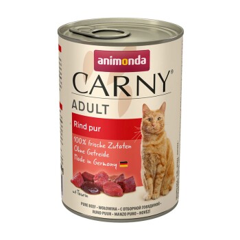 animonda Carny mokra karma dla kota dorosłego 6x400 g Woł. pur