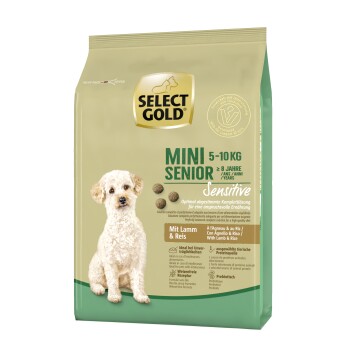 SELECT GOLD Sensitive Senior Mini Jagnięcina z ryżem 1 kg