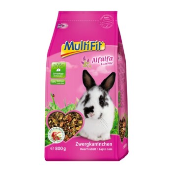 MultiFit dla królików miniaturowych z lucerną 800 g