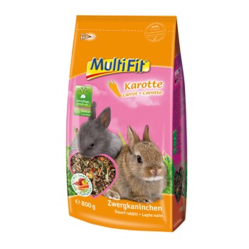 MultiFit dla królików miniaturowych z marchewką 800 g