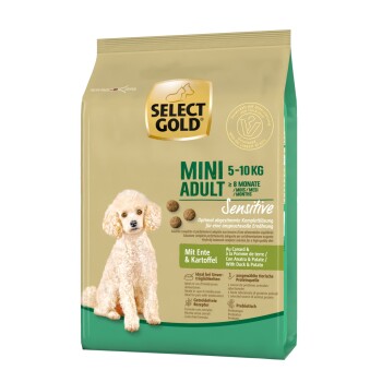 SELECT GOLD Sensitive Mini Adult Kaczka z ziemniakami 1 kg