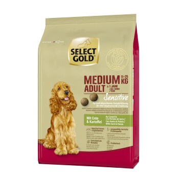 SELECT GOLD Sensitive Adult Medium Kaczka i ziemniaki 1 kg