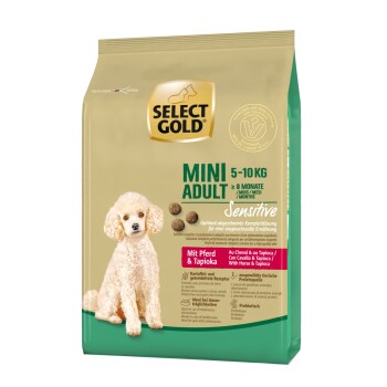 SELECT GOLD Sensitive Mini Adult Konina i tapioka 1 kg