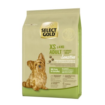 SELECT GOLD Sensitive XS Adult Kaczka i ziemniaki 1 kg