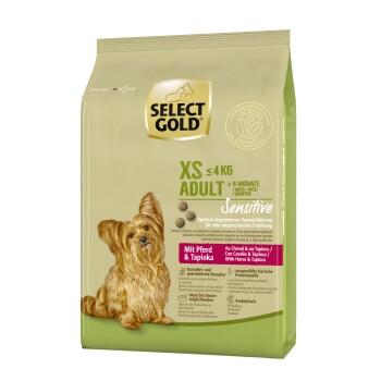 SELECT GOLD Sensitive XS Adult Konina 1 kg