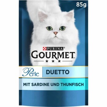 GOURMET Perle Duetto 24x85g Sardynki i tuńczyk