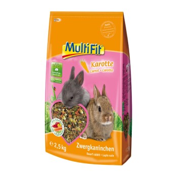 MultiFit dla królików miniaturowych z marchewką 2,5 kg