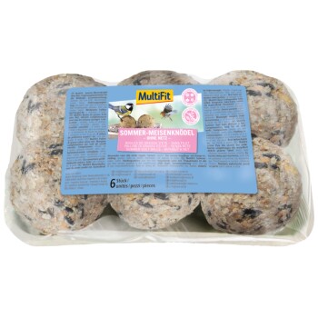MultiFit Letnie pyzy dla ptaków bez siatki 3x6 szt