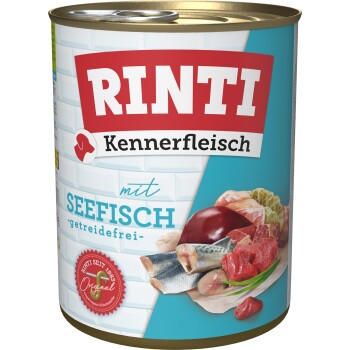 RINTI Kennerfleisch Ryba morska 12x800 g