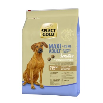 SELECT GOLD Sensitive Adult Maxi Jagnięcina i ryż 4 kg