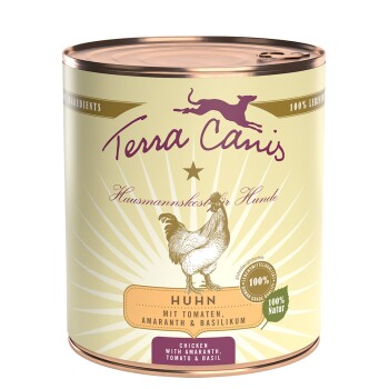 Terra Canis Classic Adult 6 x 800 g Kurczak z pomidorami, szarłat i bazylia