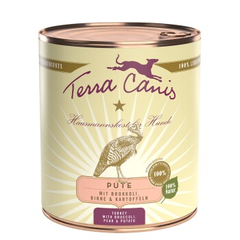 Terra Canis Classic Adult 6 x 800 g Indyk z brokułami, gruszką i ziemniakami