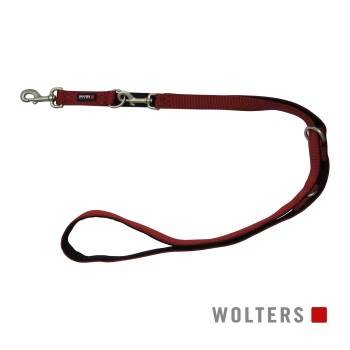 Wolters Smycz Professional Comfort czerwony / czarny 1,5 cm
