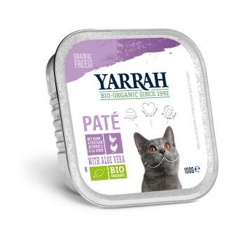 Yarrah Adult Bio Pasztet Kurczak i indyk 16x100 g