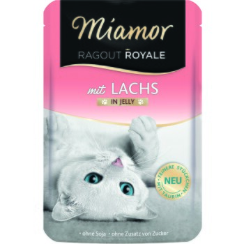 Miamor Ragout Royale w galarecie Łosoś 22x100 g