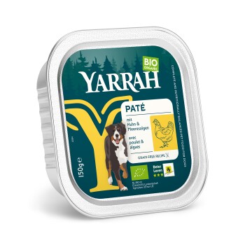 Yarrah Bio Adult 12 x 150 g Kurczak z algami morskimi