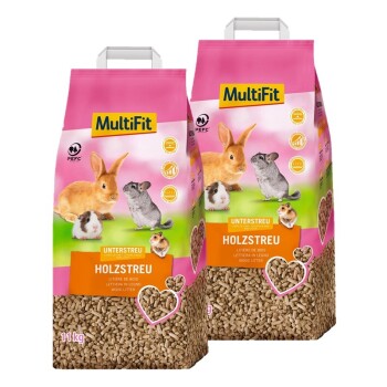 MultiFit Naturalna ściółka z trocin 2x11 kg