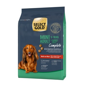 SELECT GOLD Complete Mini Adult Wołowina 1 kg