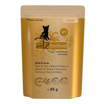 Catz finefood 8 x 85 g Nr 7 Wołowina i cielęcina