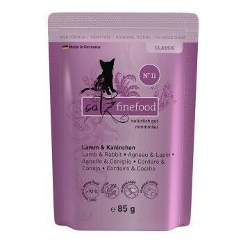 Catz finefood 8 x 85 g Nr 11 Jagnięcina i królik