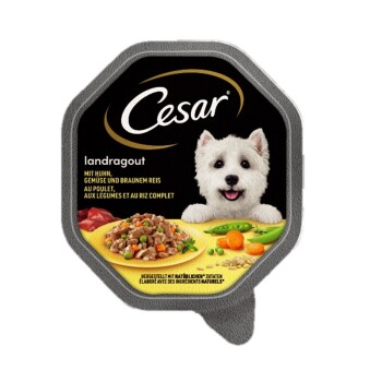 Cesar Empfehlung des Chefkochs 14 x 150 g Kawałki kurczaka, naturalny ryż i warzywa