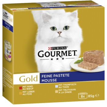 GOURMET Gold Delikatny pasztet 8 x 85 g