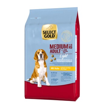 SELECT GOLD Light Medium Adult Kurczak 4 kg