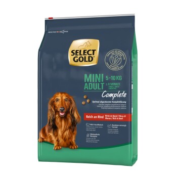 SELECT GOLD Complete Mini Adult Wołowina 4 kg