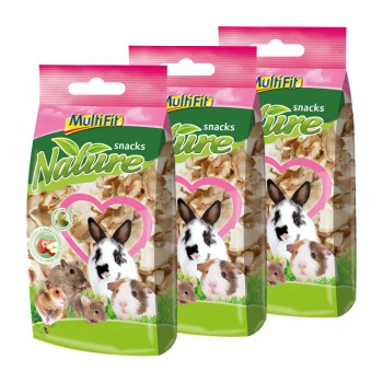 MultiFit Przekąski Nature – chipsy jabłkowe 3x70 g