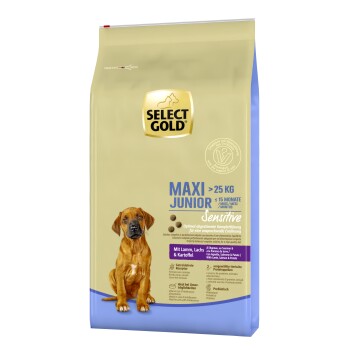 SELECT GOLD Sensitive Maxi Junior jagnięcina/łosoś/ziemniak 12 kg