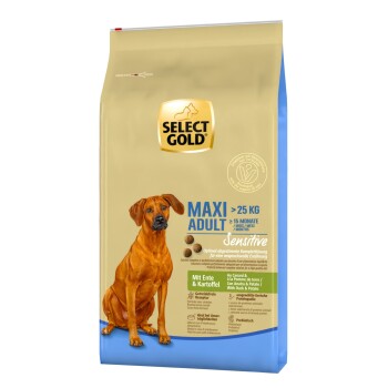 SELECT GOLD Sensitive Adult Maxi Kaczka i ziemniaki 12 kg