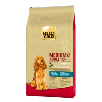 SELECT GOLD Sensitive Adult Medium Łosoś i ziemniaki 12 kg