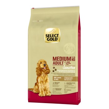 SELECT GOLD Sensitive Adult Medium Jagnięcina i ryż 12 kg