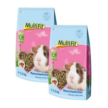 MultiFit Karma dla gryzoni i innych małych zwierząt dla świnek morskich 2x2,5 kg